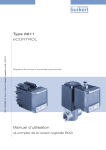 Manuel d`utilisation Type 8611 eCONTROL