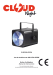 C-REVOLUTION Jeu de lumière avec 256 LEDs RGBW Notice d