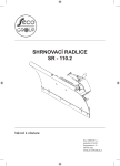 SHRNOVACÍ RADLICE SR - 110.2