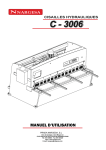 Manuel d`instructions C3006CNC