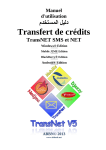 Gestion de Transferts de Crédits par SMS et NET