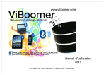 Téléchargez le manuel d`utilisation du ViBoomer Bluetooth