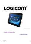 MANUEL D`UTILISATION Logicom Tab950