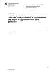 Directives pour [examen et le cofinancement des proJets d