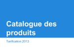 Catalogue des Produits musicMe