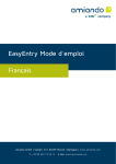 EasyEntry Mode d´emploi