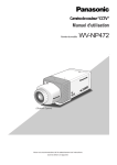 Caméra de couleur “CCTV” Manuel d`utilisation