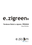 Tondeuse Robot e.zigreen® PREMIUM