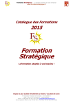 Formation Stratégique - formation strategique