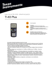 TI-83 Plus (Calculatrices graphiques)