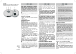 Contenu de l`emballage Consignes de sécurité Commandes et