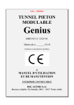 FAC – SIMILE TUNNEL PIETON MODULABLE Genius