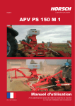 APV PS 150 M 1 - Horsch Maschinen GmbH