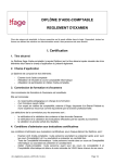 Règlement d`examen