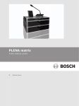 Système PLENA matrix - Bosch Security Systems