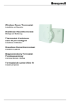 Wireless Room Thermostat Drahtloser Raumthermostat