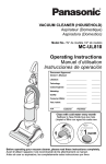MC-UL810 Operating Instructions Manuel d`utilisation Instrucciones