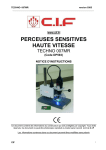 PERCEUSES SENSITIVES HAUTE VITESSE