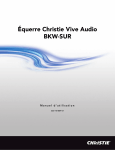 Équerre Christie Vive Audio BKW-SUR