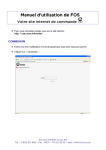 Manuel d`utilisation de FOS Manuel d`utilisation de FOS