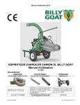 ASPIRATEUR CHARGEUR CAMION DL BILLY GOAT Manuel d