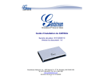 Guide d`installation du GXE502x