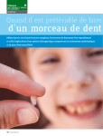 d`un morceau de dent