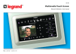 Multimedia Touch Screen - Legrand E