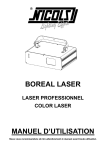 BOREAL LASER MANUEL D`UTILISATION