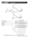 Manuel d`utilisation du rouleau à gazon Poly | PLR1824 | PLR1836