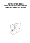 instruction book manual de instrucciones manuel d`instructions