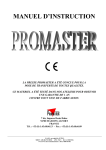 promaster evolution semi-automatique