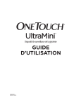 Manuel de l`utilisateur OneTouch ® UltraMini