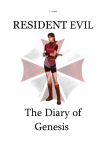 RESIDENT EVIL The Diary of Genesis - E