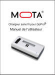 法文 Owner%27s Manual - MOTA Wireless Charger for GoPro