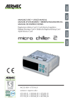 Aermec micro chiller 2 control panel User Manual