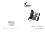 GXP2100 4-Line IP Phone Quick Start Guide