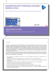 1 MAGNETOSCOPE PORTABLE ARCHOS™ SERIE AV 500 2