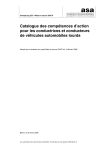 Catalogue des compétences d`action pour les