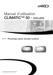 Manuel d`utilisation CLIMATIC™ 50 - CHILLERS