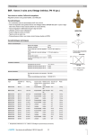 B6R : Vanne 3 voies avec filetage intérieur, PN