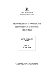 LISTE CUMULÉE N° 43 Etat au 31 mai 2004