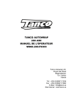 TANCO AUTOWRAP 280 ARC MANUEL DE L`OPERATEUR WD66
