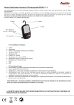 Manuel d`utilisation Projecteur LED rechargeable