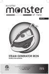 STEAM GENERATOR IRON - Monster by Euroflex Italy