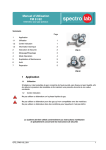 spectro lab Manuel d`Utilisation FM 61/62