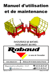 Manuel d`utilisation et de maintenance