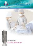 Manuel D`UTILISATION - EuroTeknika Implants