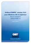 UnDeuxTEMPS version 16.0 pour Windows 98 et supérieur