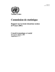 Commission de statistique